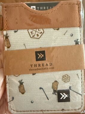 Thread Wallet Golf Clubs Brand New In Package